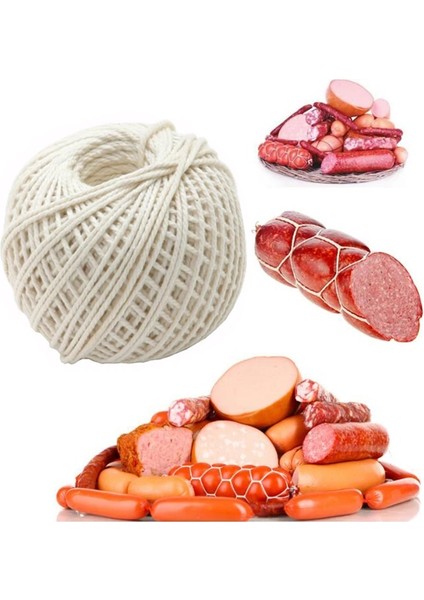 220 Ayak Pişirme Kasap Pamuk Sicim Et Hazırlama Trussing Hindi Dizeleri Mutfak Barbekü Araçları Et Kümes Hayvanları Kavurma Telleri (Yurt Dışından)