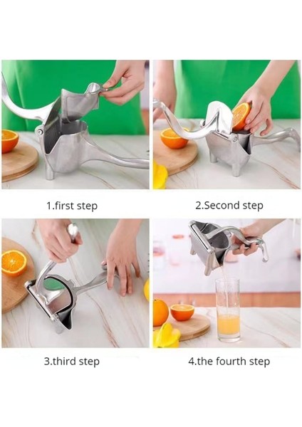 Plastik Meyve Sıkacağı Tarzı Manuel Meyve Suyu Sıkacağı Alüminyum Alaşımlı El Basınçlı Portakal Sıkacağı Nar Limon Sıkacağı Mutfak Aksesuarları (Yurt Dışından) fırsatları
