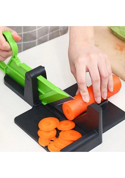 Bir Stil 1 Adet Çok Fonksiyonlu Masa Dilimleme Gıda Kesici Aracı Dilimleme Alet Patates Mutfak Kesme Makinesi Sebze Et Için Kolay Z7R0 (Yurt Dışından)
