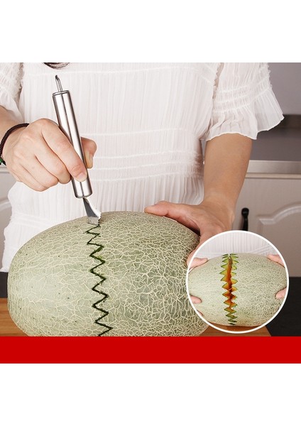 Bir Stil 1 Adet Paslanmaz Çelik Mutfak Aleti Meyve Sebze Bıçak Tart Oyma Bıçağı Karpuz Kazma Topu Kaşık Patates Soyucu 6 Stil (Yurt Dışından)