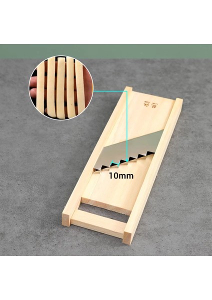 10 mm Tarzı Kızartma Patates Bıçağı Patates Kızartması Kesici Sebze Aletleri Paslanmaz Çelik Dilimleme Fry Meyve Chip Gadget Dalgalı Kesme Salata Aletleri (Yurt Dışından)