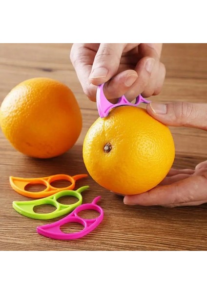 10 Adet Rastgele Renk Stili Plastik Dilimleyici Kolay Soyucu Narenciye Striptizci Sökücü Portakal Limon Greyfurt Meyve Soyucu Bıçak Aracı Mutfak Aletleri Rastgele Renk (Yurt Dışından) fırsatları