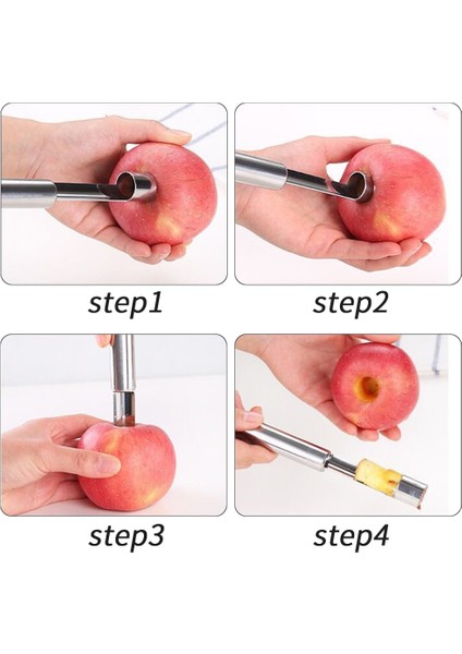 4pcsset Paslanmaz Çelik Elma Tart Meyve Çekirdeği Çekirdek Sökücü Armut Tart Ekme Makinesi Dilimleme Bıçağı Mutfak Aletleri Meyve Sebze Aracı (Yurt Dışından) fiyatları