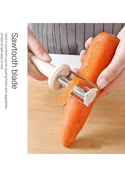 D Stili 3'ü 1 Arada Çok Fonksiyonlu Sebze Soyucu Paslanmaz Çelik Rende Sebzeler Için Patates Havuç Dilimleyici Mutfak Için Peynir Tereyağı (Yurt Dışından) indirimleri