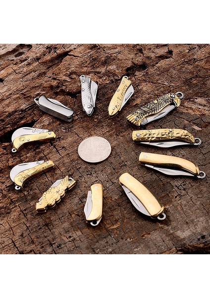 B Tarzı Mini Katlanır Bıçak Açma Aracı Anahtarlık Kolye Soyma Bıçağı Bıçak Kesici Aracı Hediye Alet Mutfak Aletleri Aksesuarları (Yurt Dışından) indirimleri