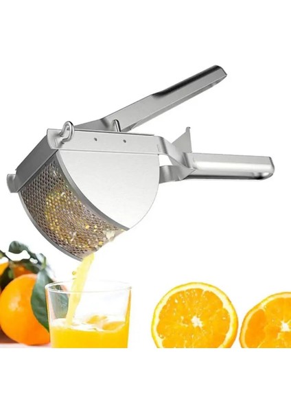 No.1 Tarzı Manuel Patates Presi Paslanmaz Çelik Pres Patates Ezici Meyve Limon Sıkacağı Temizlemesi Kolay Yepyeni ve Li (Yurt Dışından) fırsatları