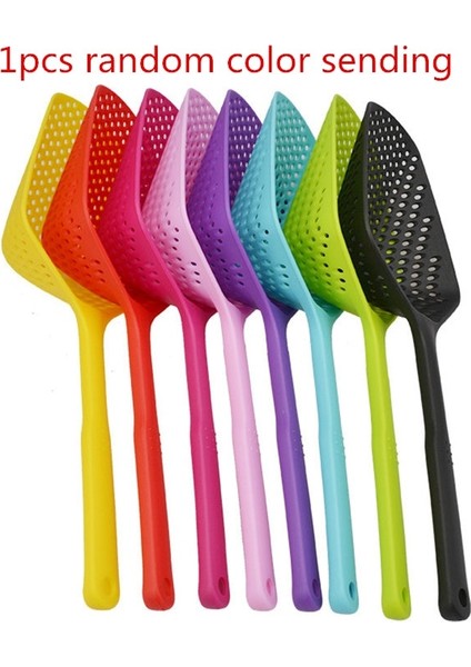Rastgele Stil Mutfak Gereçleri Alet Aksesuarları Yapışmaz Tahliye Kevgirleri Kürek Süzgeçleri Sebzeler Su Sızdıran Mutfak Pişirme Aksesuarları (Yurt Dışından)