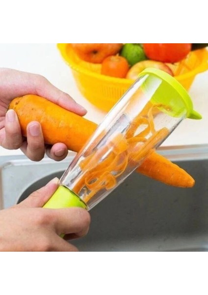 Kırmızı Stil Çok Fonksiyonlu Soyucu Paslanmaz Çelik 20X5.5X5.5CM Meyve Bıçağı Saklama Kutusu ile Sebze Patates Ev Mutfak Aksesuarları (Yurt Dışından) fırsatları