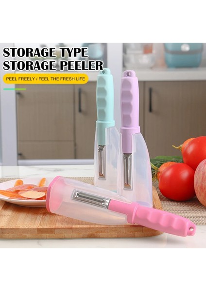 Kırmızı Stil Çok Fonksiyonlu Soyucu Paslanmaz Çelik 20X5.5X5.5CM Meyve Bıçağı Saklama Kutusu ile Sebze Patates Ev Mutfak Aksesuarları (Yurt Dışından) indirimleri