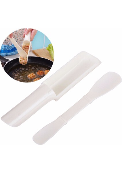 Köfte Makinesi B Tarzı Transhome Köfte Makinesi Kaşık Paslanmaz Çelik Yapışmaz Yaratıcı Köfte Makinesi Pişirme Araçları Mutfak Aletleri ve Aksesuarları (Yurt Dışından)