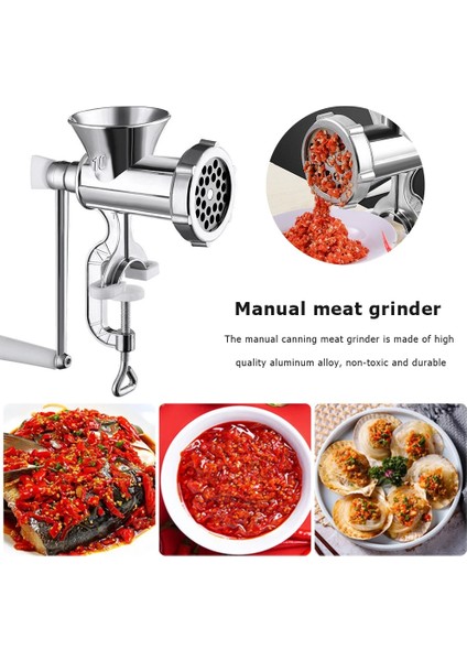 F Stili Manuel Kıyma Makinesi Sebze Dilimleme Kesici Patates Doğrayıcı Havuç Rendesi Sığır Erişte Makarna Kıyma Sosis Makinesi Mutfak Için (Yurt Dışından)