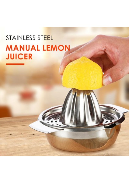Limon Sıkacağı Tarzı Manuel Limon Sıkacağı Alüminyum Alaşımlı Taze Ev Meyve Sıkacağı Çok Fonksiyonlu Mutfak Aletleri Mini El Basın Suyu Sıkacağı (Yurt Dışından)