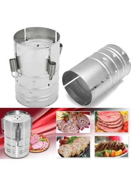 Dayanıklı Güvenilir Jambon Pres Makinesi Kümes Hayvanları Makinesimutfak Pişirme Aracı 3 Katmanlı Paslanmaz Çelik Sökmesi Kolay Temizlemesi Kolay (Yurt Dışından)