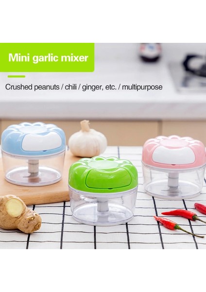 Bir Stil Taşınabilir Sebze ve Gıda Kesici Manuel Sarımsak Çektirme Meyve Doğrayıcı Çok Fonksiyonlu Kıyma Makinesi Sebze Kesici Mutfak Aracı (Yurt Dışından) fiyatları