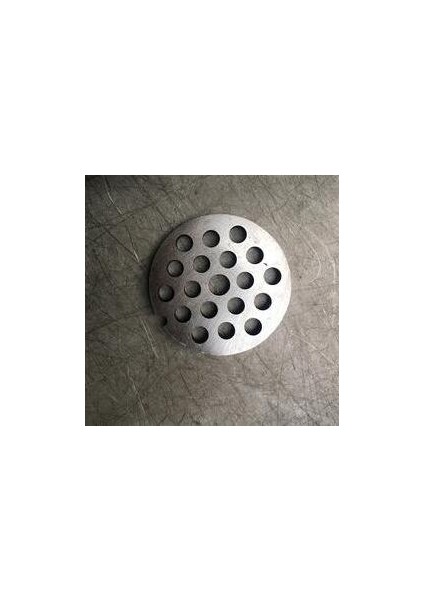 10 mm Tarzı #22 Tip Değiştirilebilir Kıyma Makinesi Plakası Delik Yemek Kıyma Plakası Delikli Süzgeç Manganez Çelik Doğrayıcı Disk (Yurt Dışından)