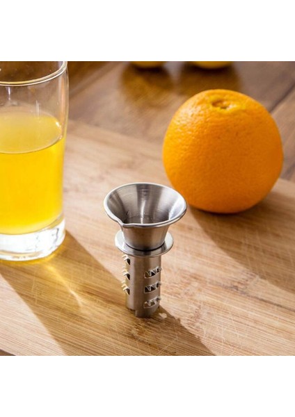 2X7X4.5CM Tarzı Limon Sıkacağı Taşınabilir Mutfak Aletleri Paslanmaz Çelik Limon Sıkacağı Meyve Araçları Pişirme Aksesuarları Elle Taze Narenciye Suyu (Yurt Dışından)