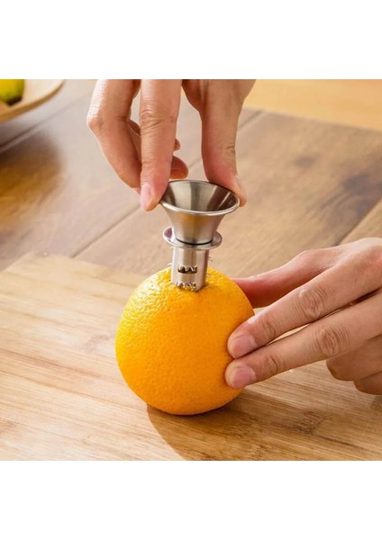 2X7X4.5CM Tarzı Limon Sıkacağı Taşınabilir Mutfak Aletleri Paslanmaz Çelik Limon Sıkacağı Meyve Araçları Pişirme Aksesuarları Elle Taze Narenciye Suyu (Yurt Dışından)