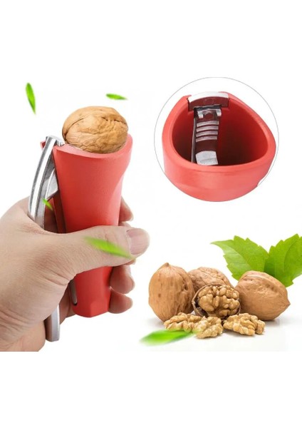 Kırmızı Stil Fındıkkıran Kabuk Açıcı Fındık Kraker Ceviz Kraker Ağır Hizmet Kabuk Açıcı Alet Kesici Kelepçe Pense Mutfak Aksesuarları (Yurt Dışından)