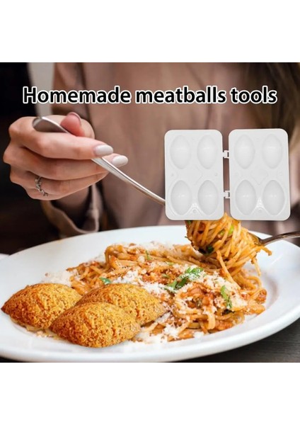 4 Izgara Köfte Makinesi Dıy Köfte Kalıbı Patty Manuel Içli Köfte Ekspres Ev Mutfak Köfte Yapma Kalıp Mutfak Gadget (Yurt Dışından)