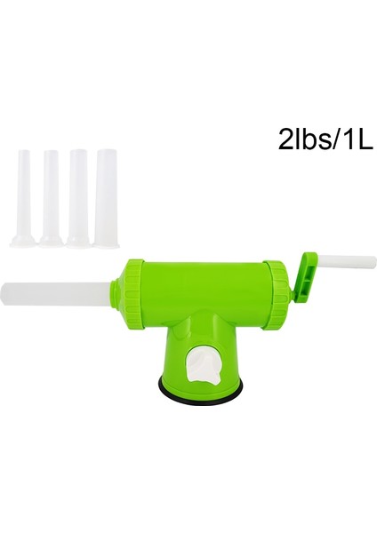 Çelik Boru 2.2cm Tarzı Yatay Manuel Sosis Doldurma Makinası Tipi Et Sosis Doldurma Tüpleri Maker Fix Emme Dolum Hunileri (Yurt Dışından)
