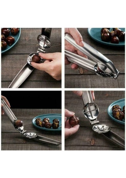 Paslanmaz Çelik Hızlı Kestane Klip Ceviz Pense Metal Fındıkkıran Sheller Somun Açıcı Ev Mutfak Aletleri Kesici Alet (Yurt Dışından) fırsatları