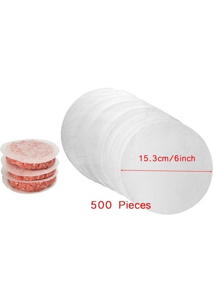 Yağlı Kağıt 500PC Tarzı Mutfak Alüminyum Alaşımlı Hamburger Kalıp Et Basın Aracı Börek Makineleri Et Burger Maker Kalıp Hamburger Basın Köfte Araçları (Yurt Dışından)