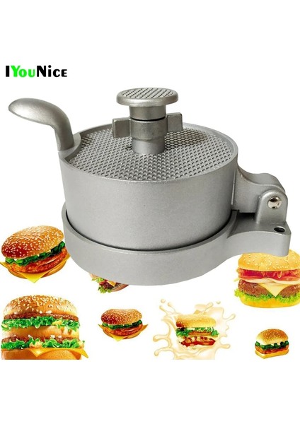 Yağlı Kağıt 500PC Tarzı Mutfak Alüminyum Alaşımlı Hamburger Kalıp Et Basın Aracı Börek Makineleri Et Burger Maker Kalıp Hamburger Basın Köfte Araçları (Yurt Dışından)