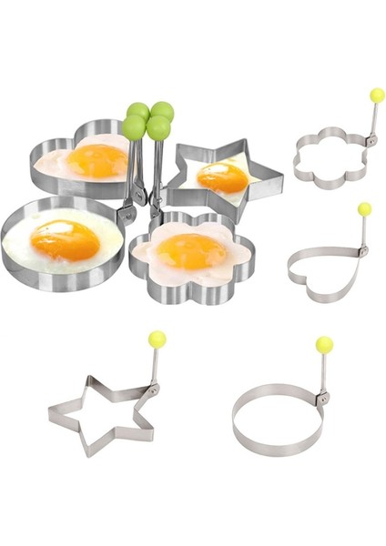 Yeşil Stil 1 Adet Paslanmaz Çelik Kızarmış Yumurta Kalıbı Gözleme Ekmeği Meyve ve Sebze Şekli Dekorasyon Mutfak Aksesuarları Mutfak Aletleri Aracı (Yurt Dışından) fiyatları