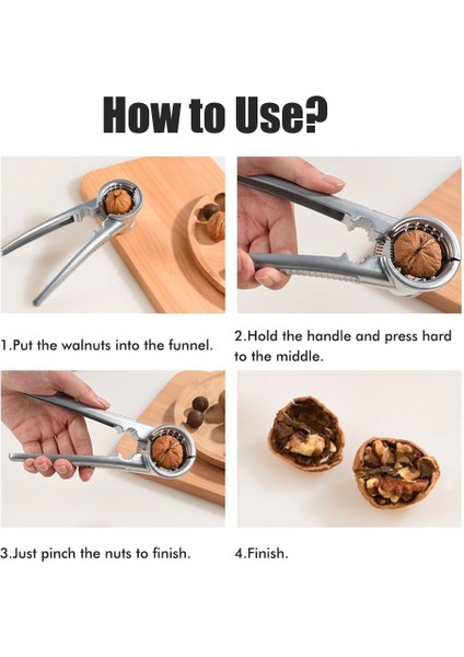 Çok Fonksiyonlu Çatlak Badem Ceviz Fındık Fındık Fındık Mutfak Fındıkkıran Sheller Klip Aracı Kelepçe Pense Kraker Cevizli Fındık (Yurt Dışından) fırsatları