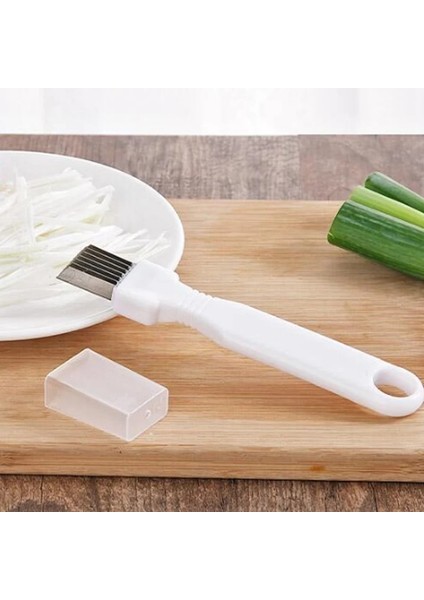 No.4 Tarzı Yeni Sebze Soğan Kesici Parçalayıcı Dilimleyici Yeşil Soğan Yeşil Soğan Çoklu Doğrayıcı Cocina Çatal Bıçak Takımı Mutfak Aletleri ve Aksesuarları (Yurt Dışından) fiyatları