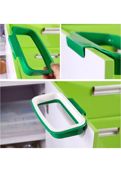 Yeşil Stil Yeni 1 Adet Mutfak Alet Dolap Kapı Çöp Torbası Raf Mutfak Aletleri Raf Asılı Depolama Çöp Rafı Mutfak Aksesuarları Mal A (Yurt Dışından) modelleri