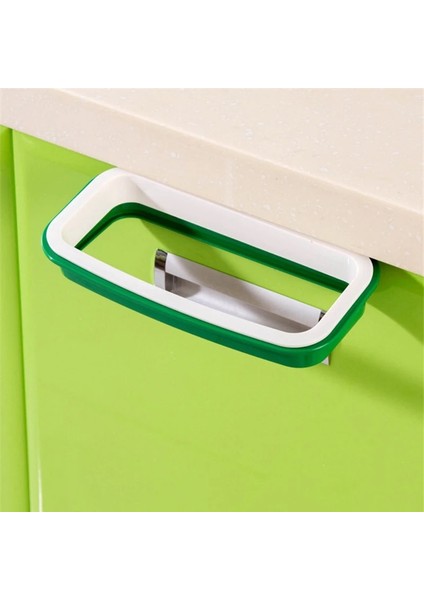 Yeşil Stil Yeni 1 Adet Mutfak Alet Dolap Kapı Çöp Torbası Raf Mutfak Aletleri Raf Asılı Depolama Çöp Rafı Mutfak Aksesuarları Mal A (Yurt Dışından) fırsatları