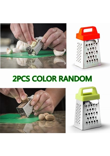 Rende Paketi Tarzı Mini Parmesan Peynir Rendesi Paslanmaz Çelik Profesyonel Sarımsak, Zencefil, Çikolata Için 4'lü Kutu Rendesi Masa Rendesi (Yurt Dışından) fiyatları