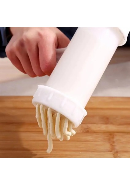 Beyaz Stil Manuel Plastik Erişte Makinesi Basın Makarna Makinesi Krank Kesici Meyve Sıkacağı Tencere Yapma Spagetti Mutfak Aletleri (Yurt Dışından) modelleri