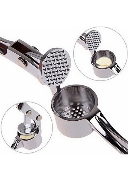 Tip 1 Stil Sarımsak Presi Kırıcı Kıyma Mutfak Yaratıcı Dört-In-One Sarımsak Presi Paslanmaz Çelik Sarımsak Smasher Squeezer Manuel Pres Aracı (Yurt Dışından) fiyatları