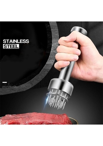 Gösteri Tarzı Olarak 304 Paslanmaz Çelik Et Tenderizer Biftek Sığır Biftek Mutfak Pişirme Araçları Için Dayanıklı 21 Ultra Keskin Iğne Bıçağı Tenderizer (Yurt Dışından)