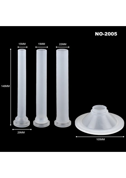 NO-2005 Stili Sosis Dolum Nozulları Sosis Dolum Tüpleri Huniler Ev Yapımı Sosis Üreticileri Için Yedek Parça Aksesuarları (Yurt Dışından)