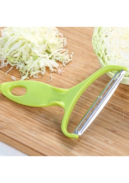 Açık Yeşil Tarzı Geniş Ağız Soyucu Sebze Meyve Paslanmaz Çelik Bıçak Lahana Rendeleri Salata Patates Dilimleme Mutfak Aksesuarları Pişirme Araçları (Yurt Dışından) fırsatları