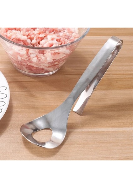 No.5 Tarzı Köfte Kaşık Kalıpları Pişirme Klip Balık Topu Pirinç Topu Kalıp Araçları Köfte Makinesi Paslanmaz Çelik Mutfak Aksesuarları (Yurt Dışından) indirimleri