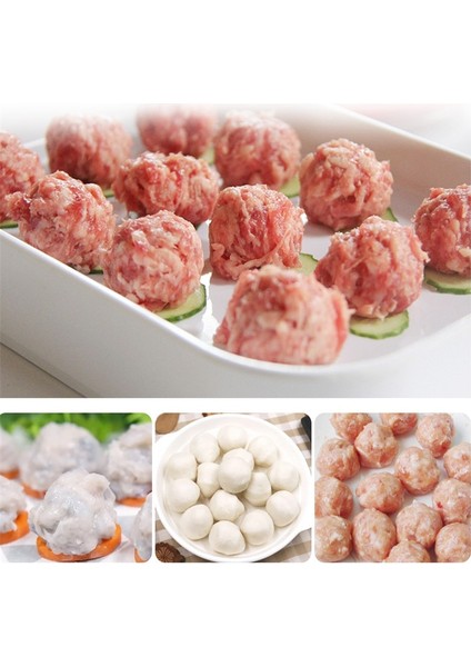 No.4 Tarzı Köfte Kaşık Kalıpları Pişirme Klip Balık Topu Pirinç Topu Kalıp Araçları Köfte Makinesi Paslanmaz Çelik Mutfak Aksesuarları (Yurt Dışından) fiyatları