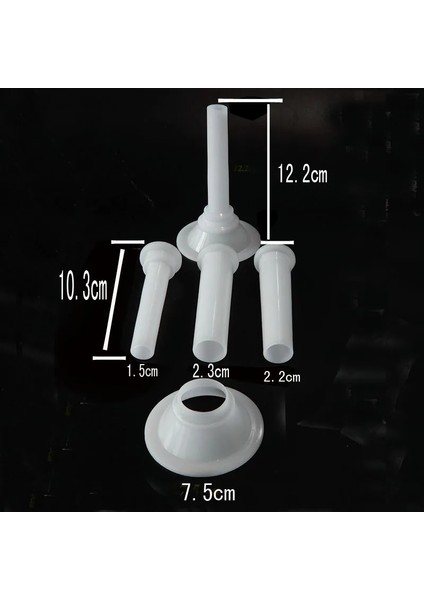5.7cm Tarzı 5#10# Kıyma Makinesi Sosis Doldurma Doldurma Tüpleri Huniler Nozullar Sosis Üreticisi Için Nozullar Sosis Tüpü Kabuk 7.5cm 5.7cm Tabanlı (Yurt Dışından)