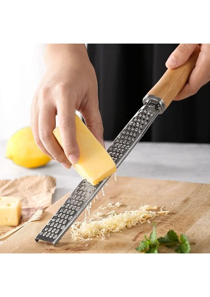 B 2.6X32CM Stili Değirmen Peynir Rendesi Paslanmaz Çelik Limon Rendesi Narenciye Zencefil Sarımsak Rendesi Uzun Saplı Sebzeler Mutfak Aleti Kılavuzu (Yurt Dışından) fiyatları