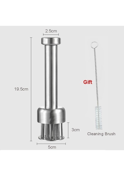 Bir Stil 304 Paslanmaz Çelik Et Yumuşatıcı, Biftek, Sığır Eti Için Dayanıklı 21 Ultra Keskin Iğne Bıçağı Tender - Mutfak Pişirme Aletleri (Yurt Dışından)