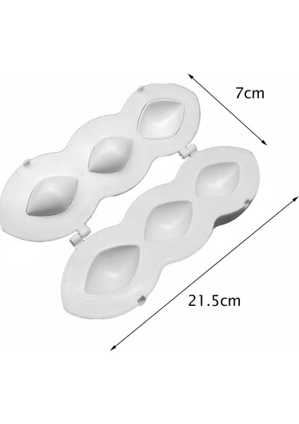 21.5cm Tarzı Pp Manuel Içli Köfte Ekspres Köfte Makinesi Köfte Kalıp 7cm Pres Kıyma Et Işlemcisi Kek Tatlıları Pasta Mutfak Gereçleri (Yurt Dışından)