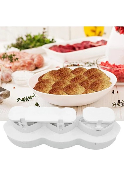 5cm Tarzı Köfte Makinesi Manuel Içli Köfte Köfte Kalıp Makinesi Mutfak Gereçleri Doldurulmuş Balık Topu Aparatı Kıyma Işlemcisi Rulo Kek (Yurt Dışından)