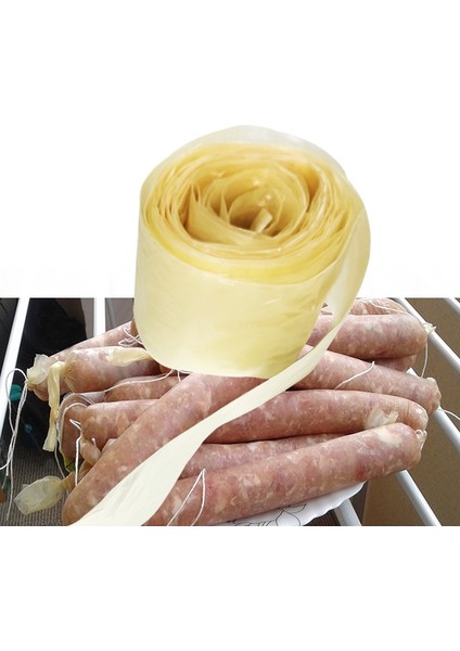 5MX21MM Stili Metre mm Kuru Sosis Muhafazası Tüp Et Sosisleri Sosis Üreticisi Için Muhafaza Jambon Aletleri Sosis Dolum Paketleme Aletleri (Yurt Dışından)