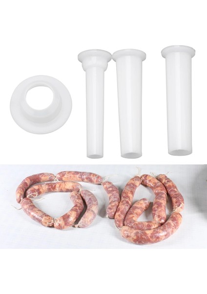 Dolum Et Tüpleri 1 Takım Kıyma Hunileri Nozulları Tabanlı Dıy Sosis Yapıcı Sosis Doldurma Doldurma Tüpleri Dolum Hunisi (Yurt Dışından)