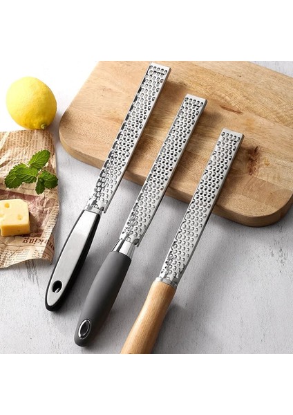 B 2.6X32CM Stili Değirmen Peynir Rendesi Paslanmaz Çelik Limon Rendesi Narenciye Zencefil Sarımsak Rendesi Uzun Saplı Sebzeler Mutfak Aleti Kılavuzu (Yurt Dışından) indirimleri