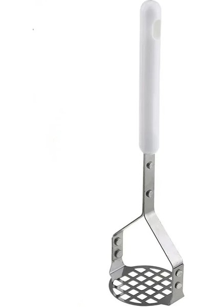 Beyaz Stil Preslenmiş Patates Ezici Ricer Püre Suyu Makinesi Paslanmaz Çelik Patates Itici Patates Kırıcı Pişirme Meyve Araçları Mutfak Aleti (Yurt Dışından)