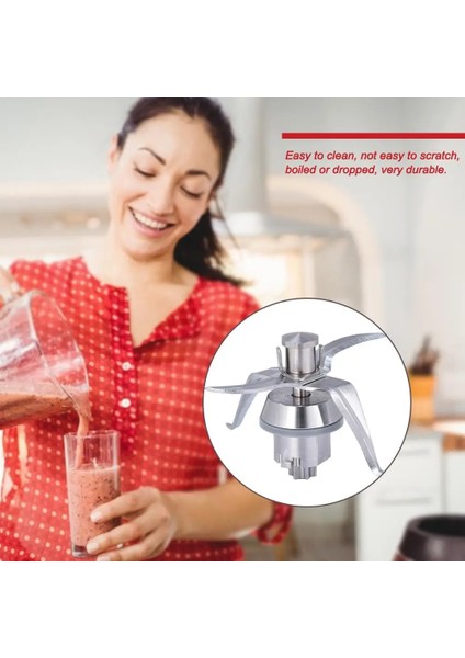 Beyaz Stil Paslanmaz Çelik Sıkacağı Yedek 4-Blade Vorwerk Thermomix TM21 Mutfak Aracı Meyve Et Karıştırma Makinesi Aksesuarları (Yurt Dışından)